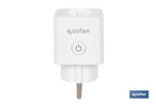 Ficha inteligente com ligação WiFi e Bluetooth | Aplicação Smart Life ou Tuya | Compatível com Alexa e Google | Controlo remoto | Com proteção infantil