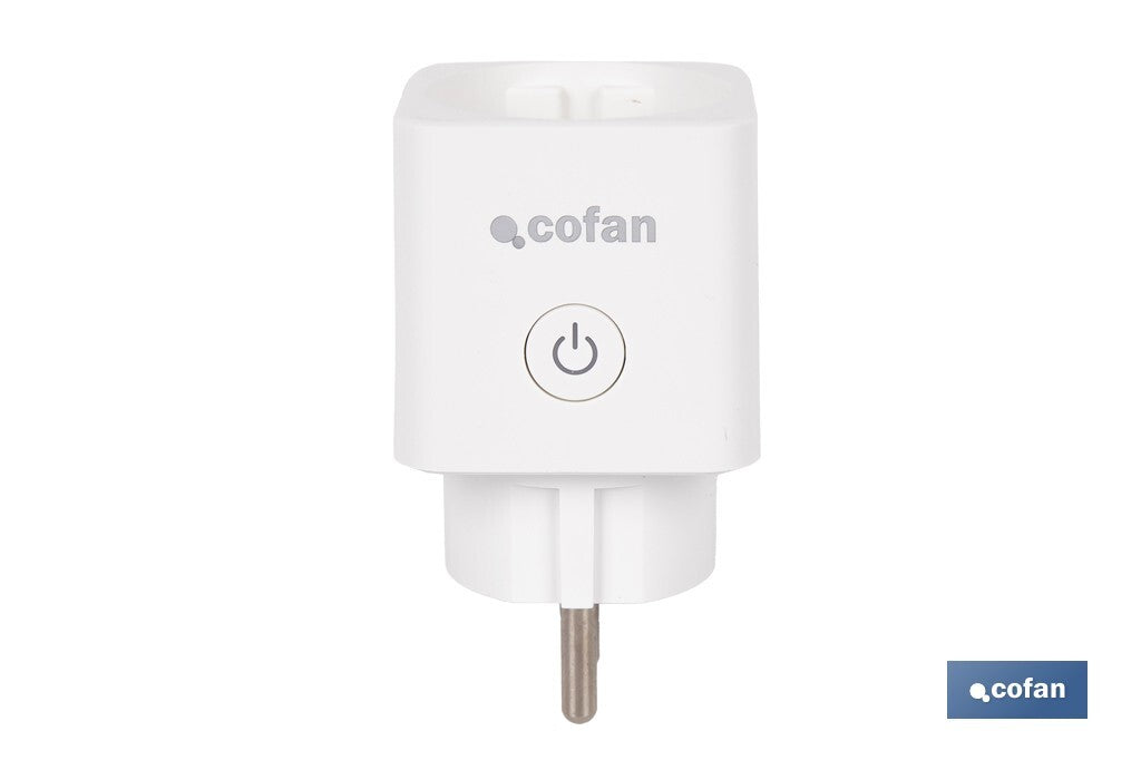 Ficha inteligente com ligação WiFi e Bluetooth | Aplicação Smart Life ou Tuya | Compatível com Alexa e Google | Controlo remoto | Com proteção infantil
