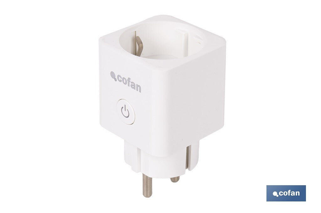 Ficha inteligente com ligação WiFi e Bluetooth | Aplicação Smart Life ou Tuya | Compatível com Alexa e Google | Controlo remoto | Com proteção infantil