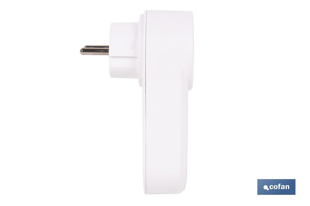 Ficha inteligente com USB e tipo C | Ligação WiFi e Bluetooth | Aplicação: Smart Life ou Tuya | Compatível com Alexa e Google | Controlo remoto, temporizador e segurança para crianças