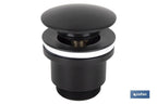 Válvula Click-Clack | Fabricada em latão | Rosca 1 1/4 | Inclui Tampa Grande de Ø63 mm