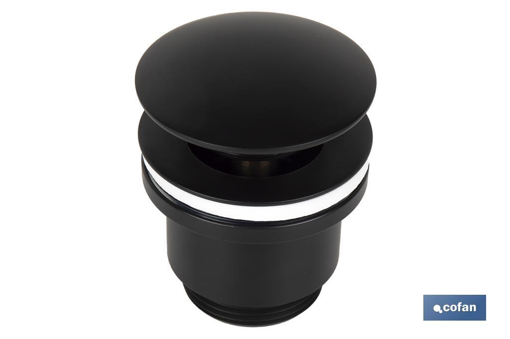 Válvula Click-Clack | Fabricada em latão | Rosca 1 1/4 | Inclui Tampa Grande de Ø63 mm
