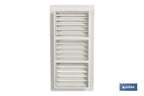 Cofan Grelha de Ventilação para Encastrar | Fabricada em AlBS | Medida de 13,3 x 26 cm