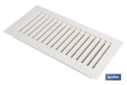 Cofan Grelha de Ventilação para Encastrar | Fabricada em AlBS | Medida de 13,3 x 26 cm