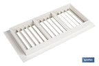 Cofan Grelha de Ventilação para Encastrar | Fabricada em AlBS | Medida de 13,3 x 26 cm