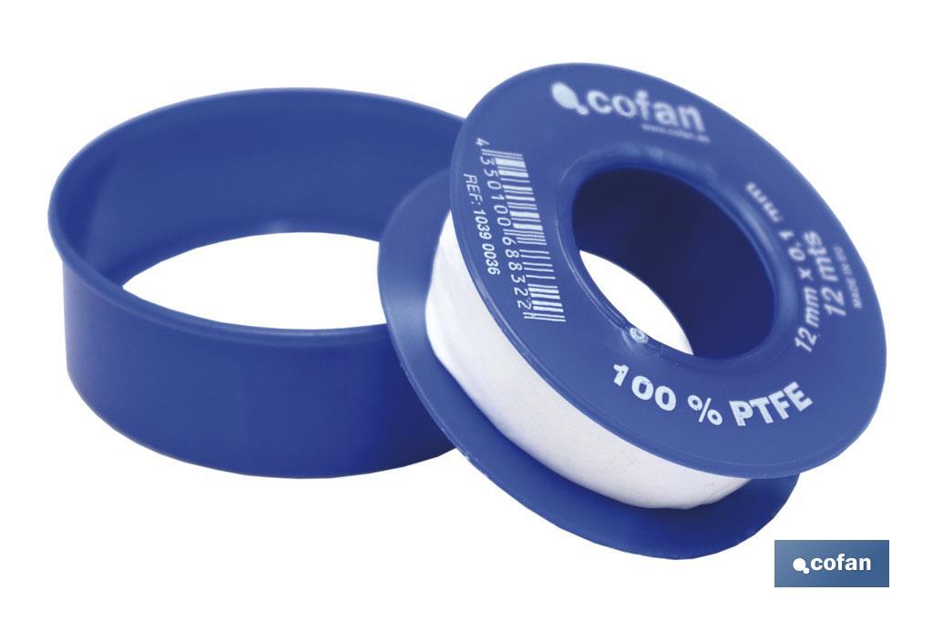 Rolo PTFE de 12mm x 0,10mm
