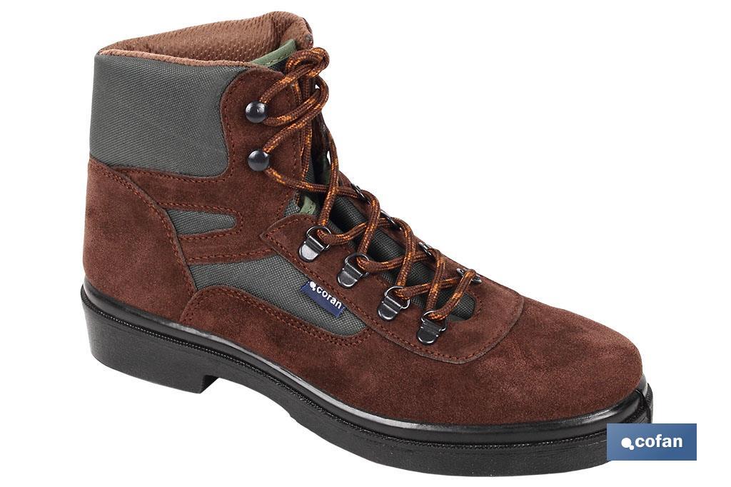 Bota de Trekking | Cor Verde | Lona e Tela Acolchoada | Modelo Odiel | Sola de borracha