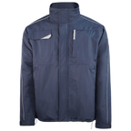 Parka ergonómica acolchoado e detalhes refletores