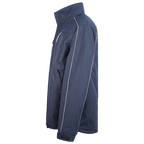 Parka ergonómica acolchoado e detalhes refletores